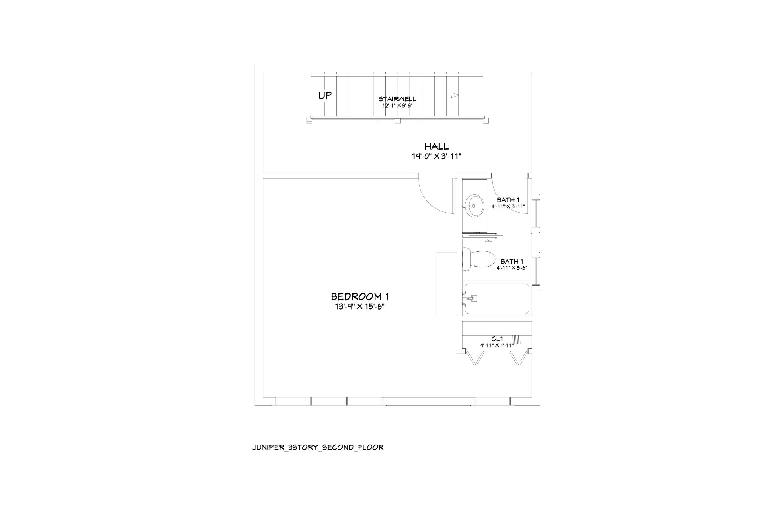 Juniper Tiny Home Home Plan - Abrigo Home
